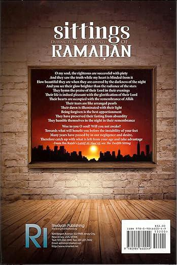 Sittings During The Blessed Month Of Ramadan