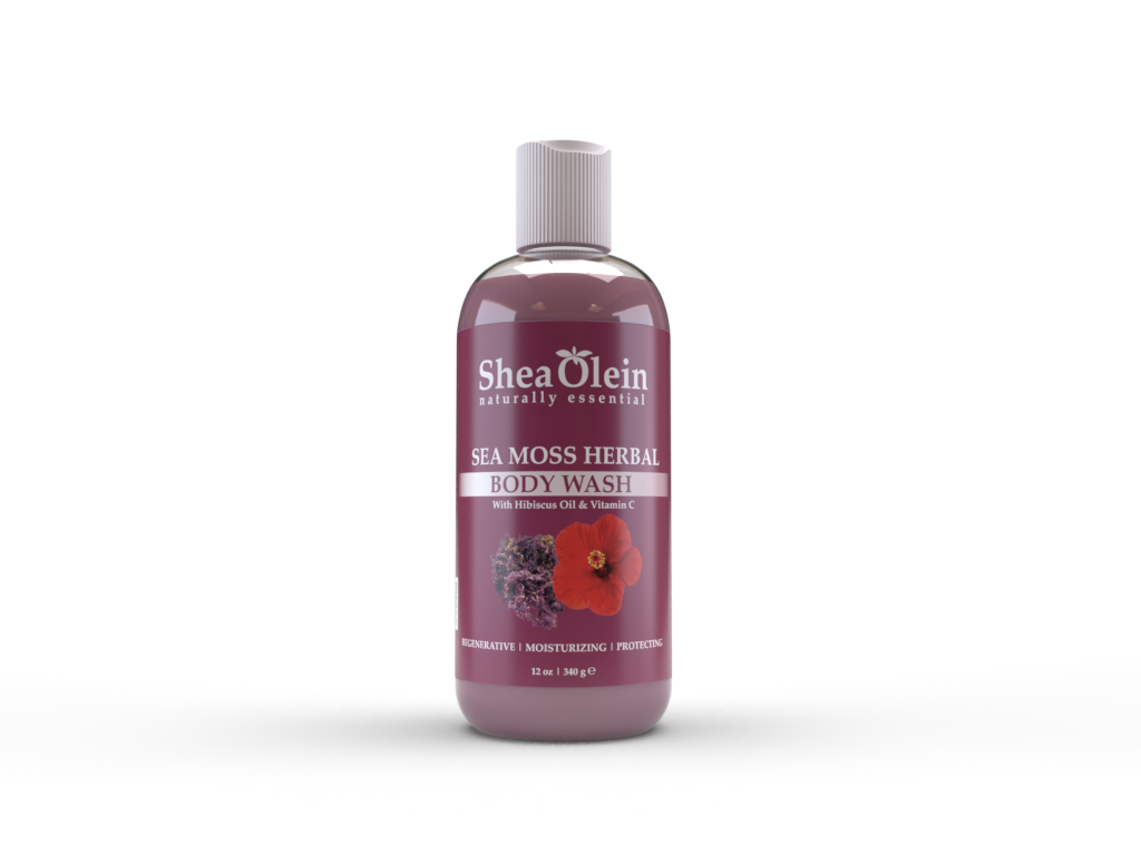 Sea Moss Herbal Body Wash With Hibiscus Oil & Vitamin C 12oz