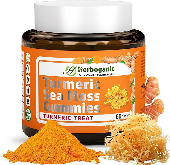 Turmeric Sea Moss Gummies - 60 Gummies