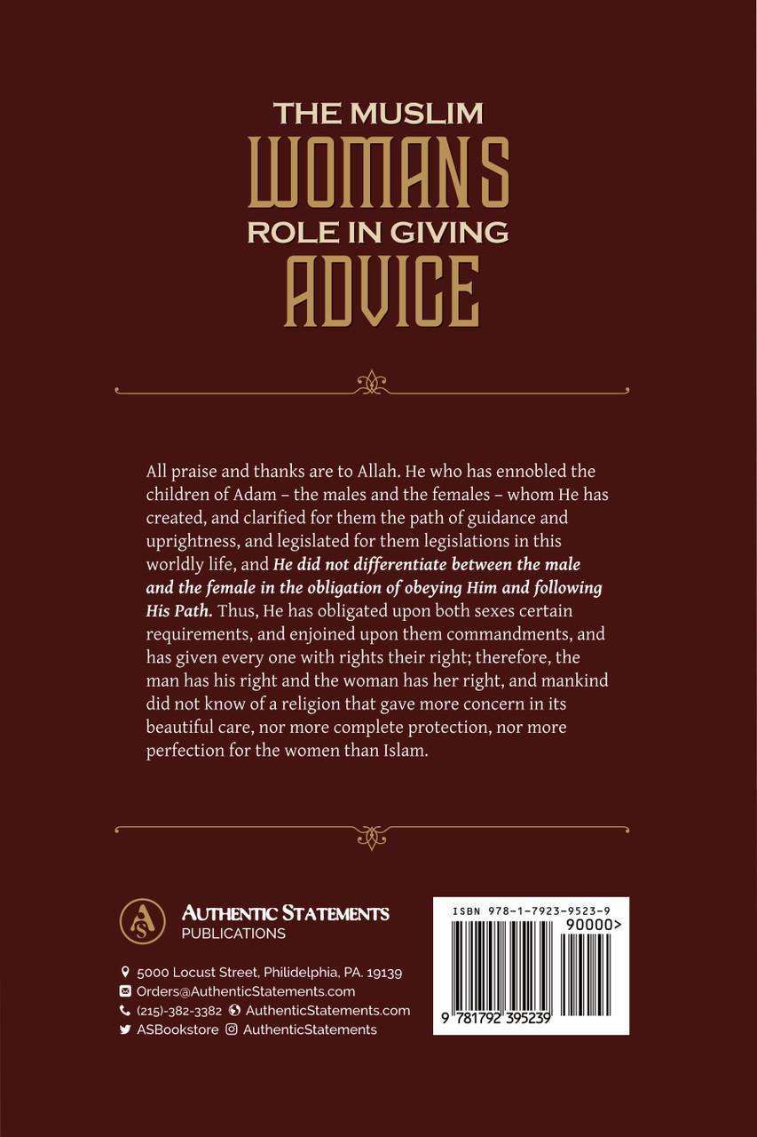 The Muslim Woman&#39;s Role In Giving Advice