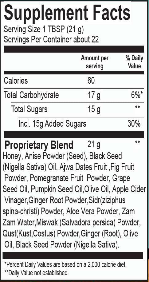 Power Q&amp;S Nutritional Honey - 16oz