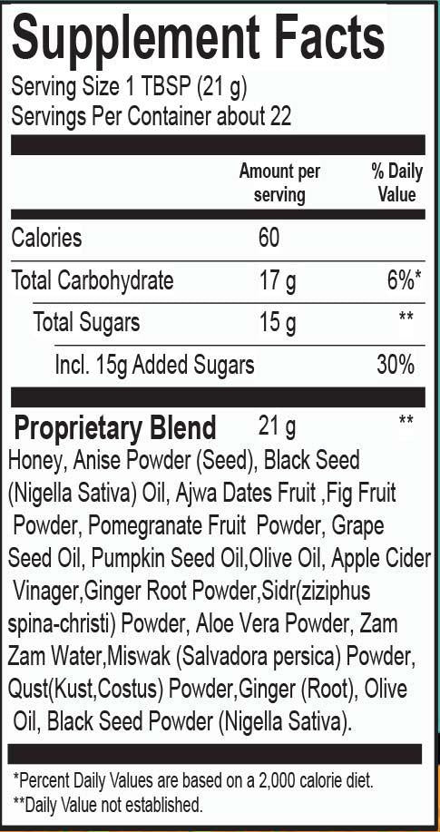 Power Q&S Nutritional Honey - 16oz