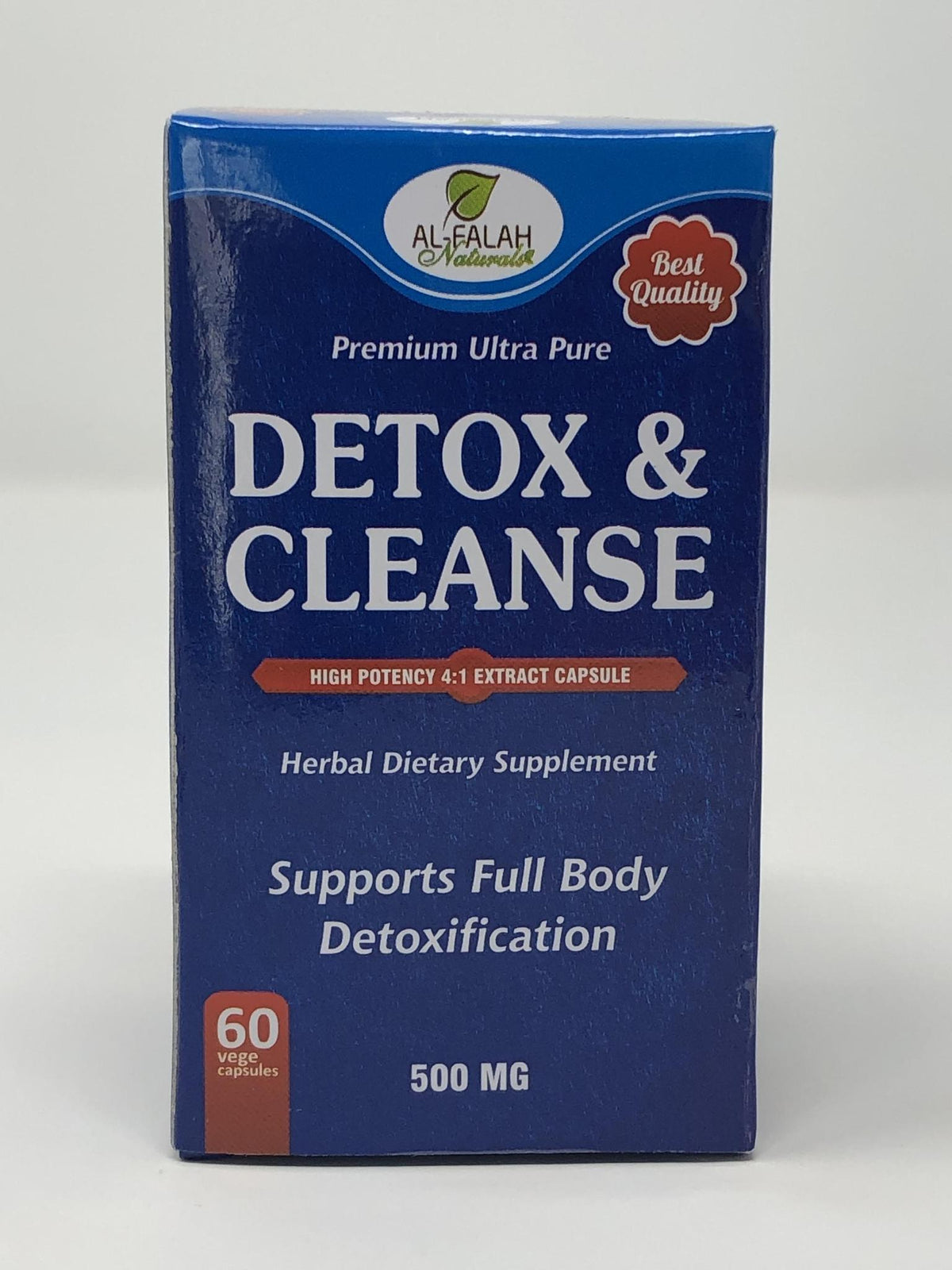 Detox &amp; Cleanse Premium Extract Capsules 500 MG - 60 Vege Capsules