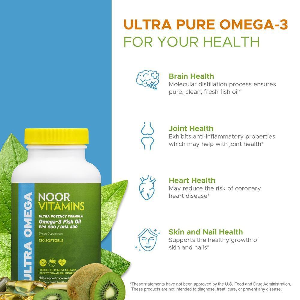 Ultra Omega-3 Fish Oil - 120 SoftGels