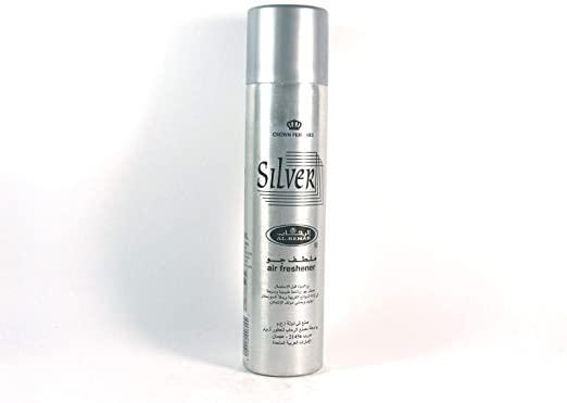 Silver 300ml Air Freshener by Al-Rehab