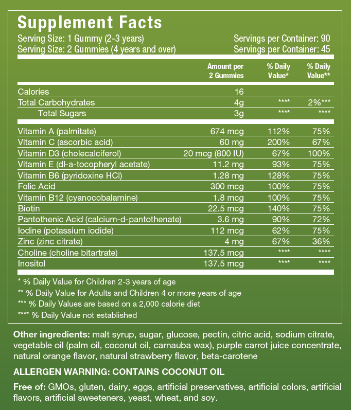 Children&#39;s Complete Multivitamin Gummies - 90 Gummies