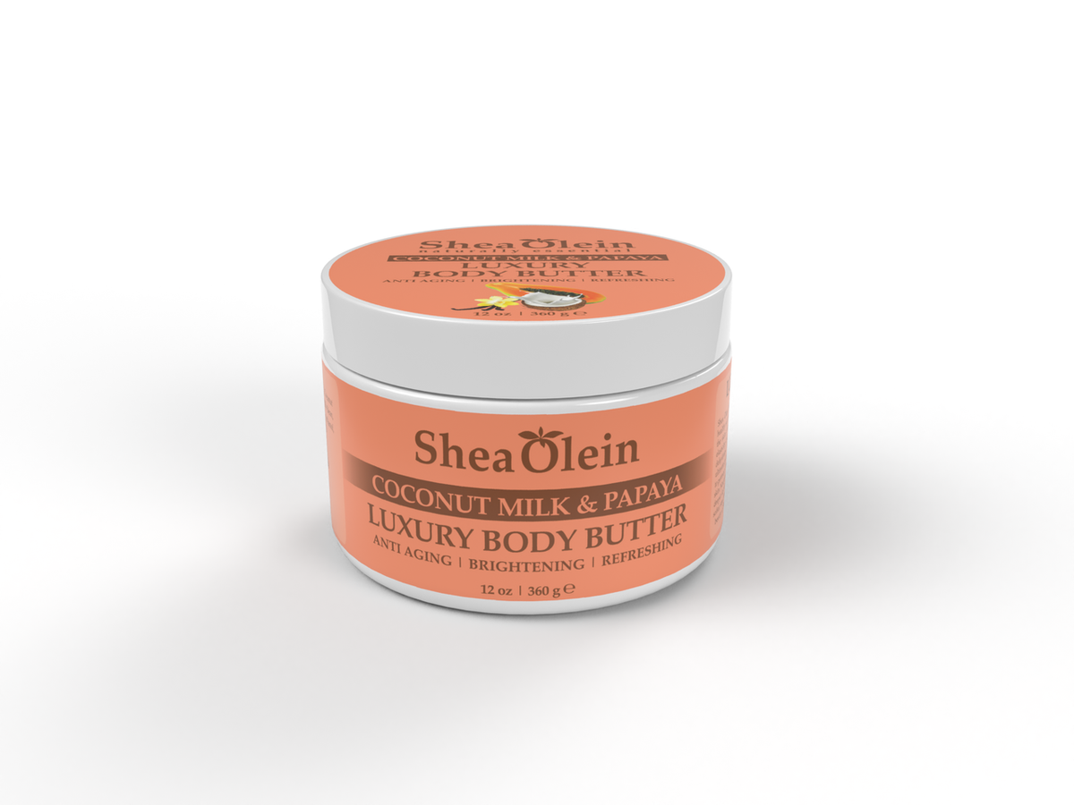 Coconut Milk &amp; Papaya Luxury Body Butter 12oz