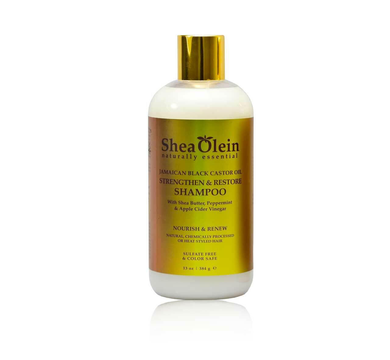 Shea Olein Jamaican Black Castor Oil Strength & Restore Shampoo 13oz