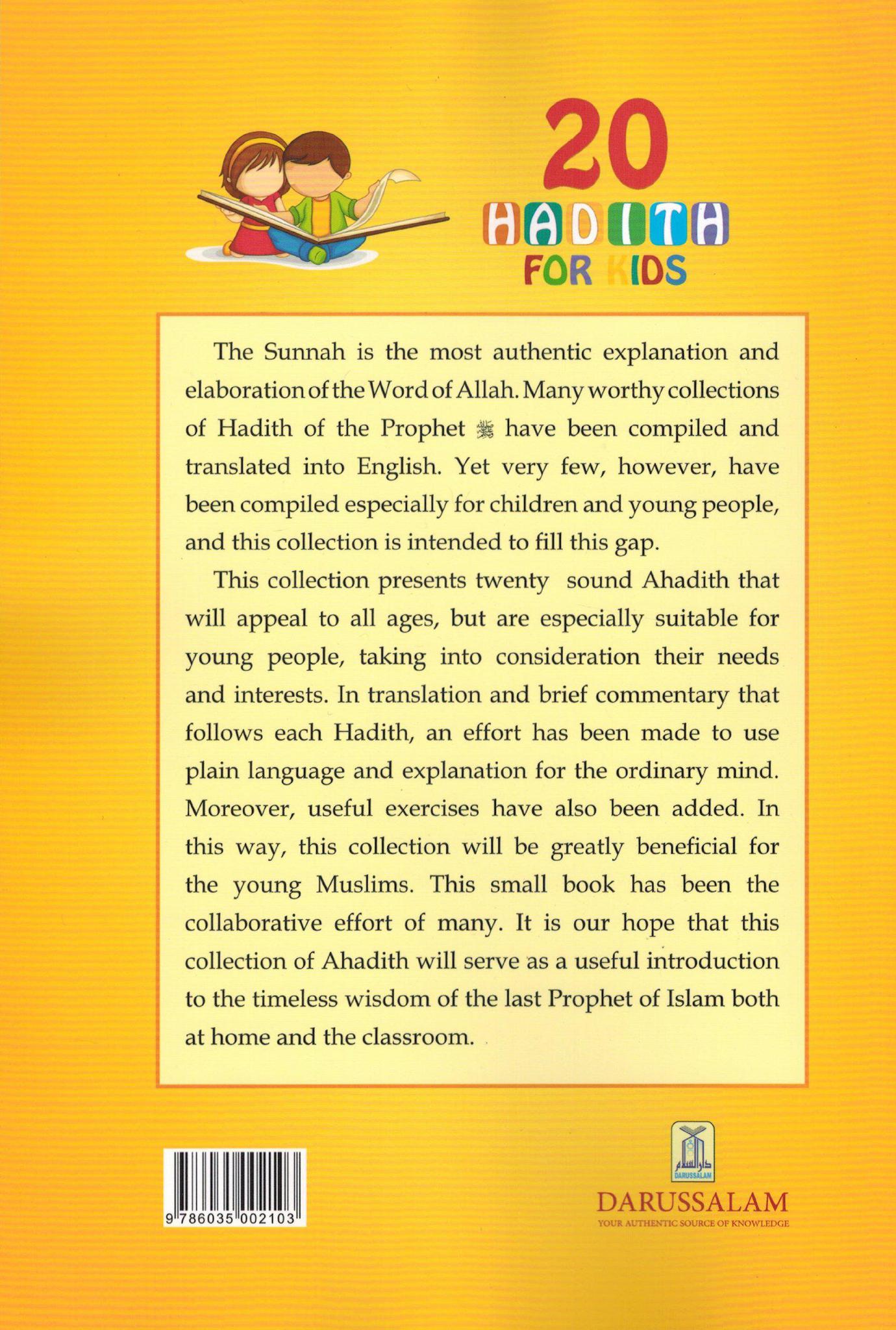 20 Hadith For Kids