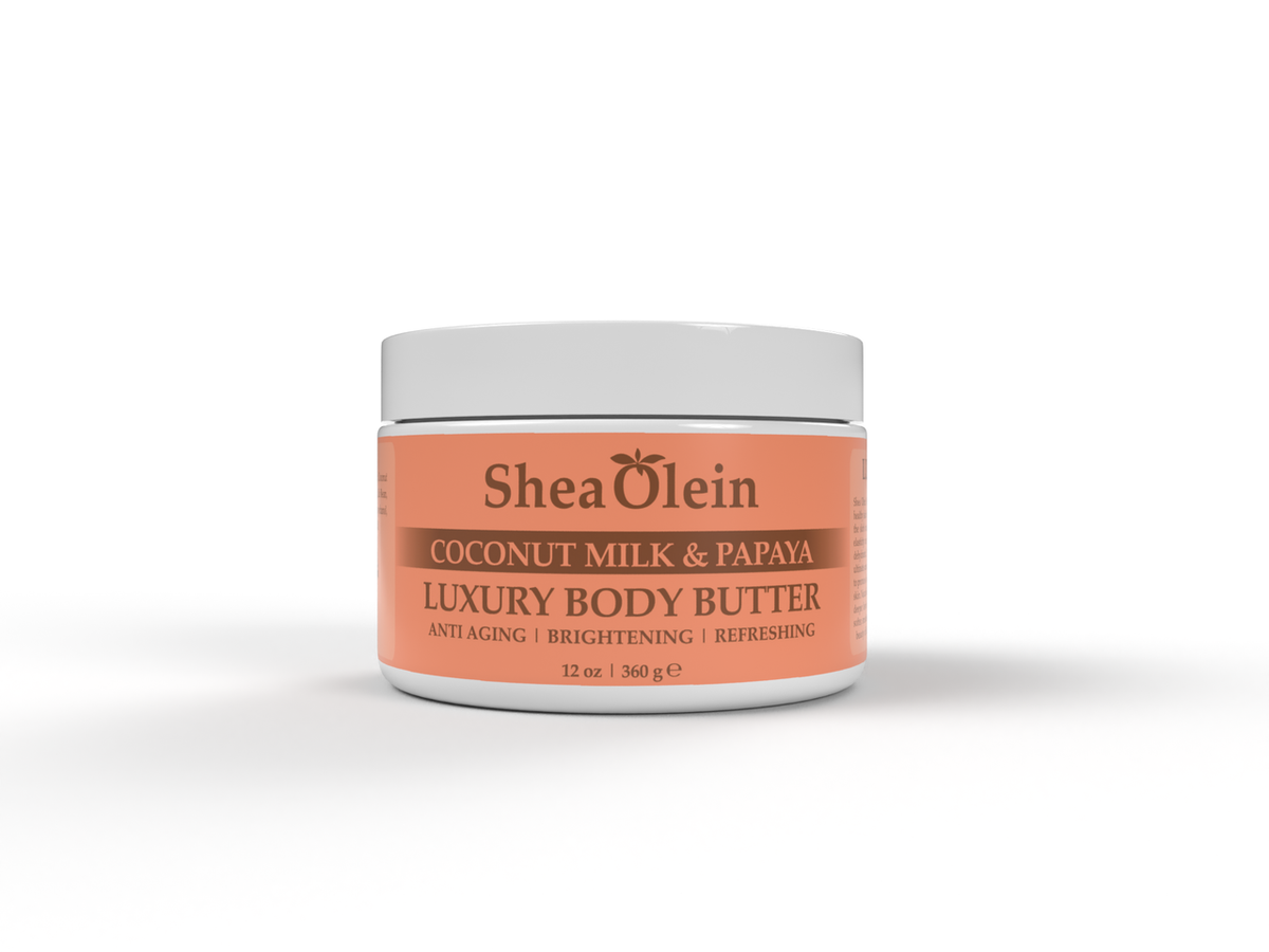 Coconut Milk &amp; Papaya Luxury Body Butter 12oz