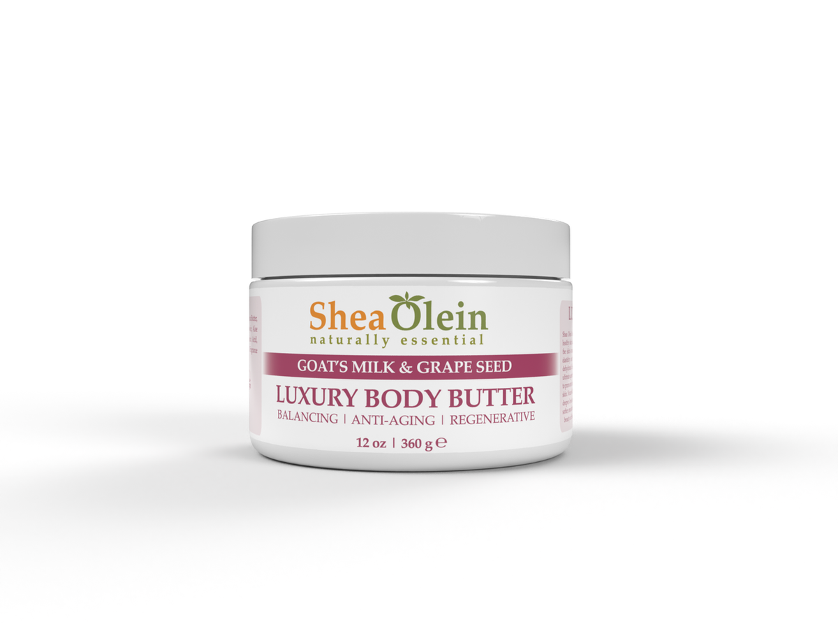 Goat&#39;s Milk &amp; Grapeseed Luxury Body Butter 12oz
