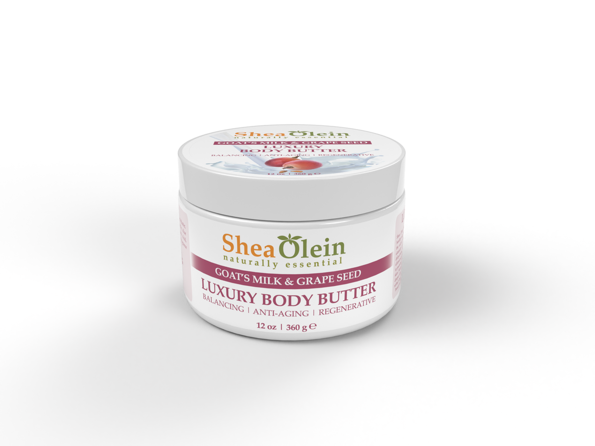Goat&#39;s Milk &amp; Grapeseed Luxury Body Butter 12oz