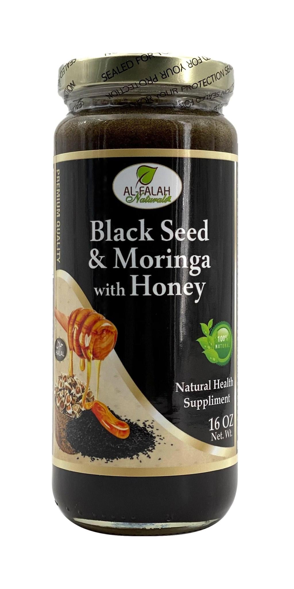 Black Seed & Moringa with Honey 16oz