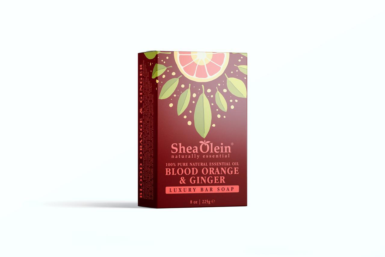 Blood Orange & Ginger Essential Oil Luxury Bar Soap 8oz