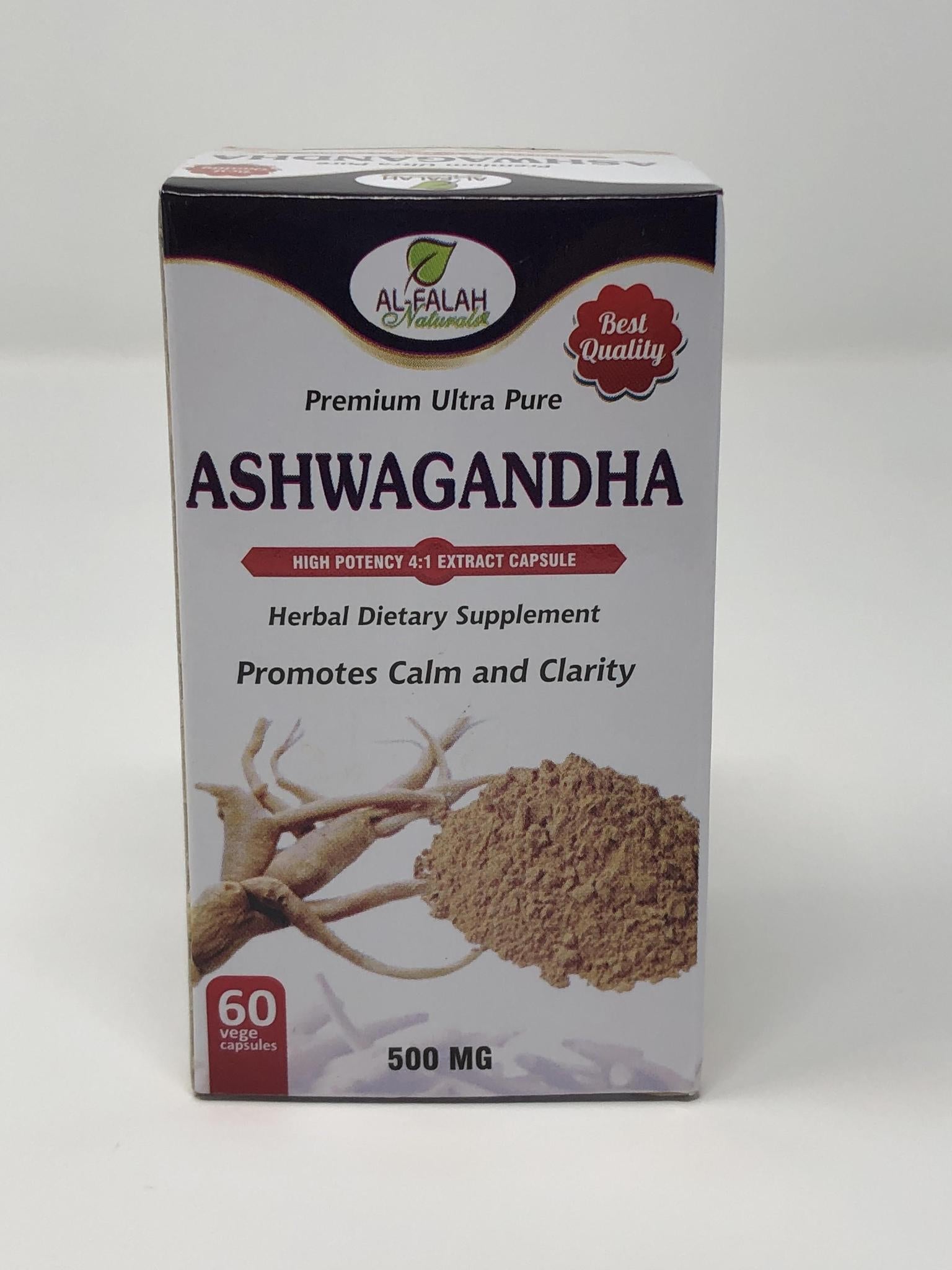 Ashwagandha Premium Extract Capsules 500 MG - 60 Vege Capsules