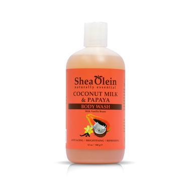 Coconut Milk &amp; Papaya Body Wash with Vanilla Beans 12oz