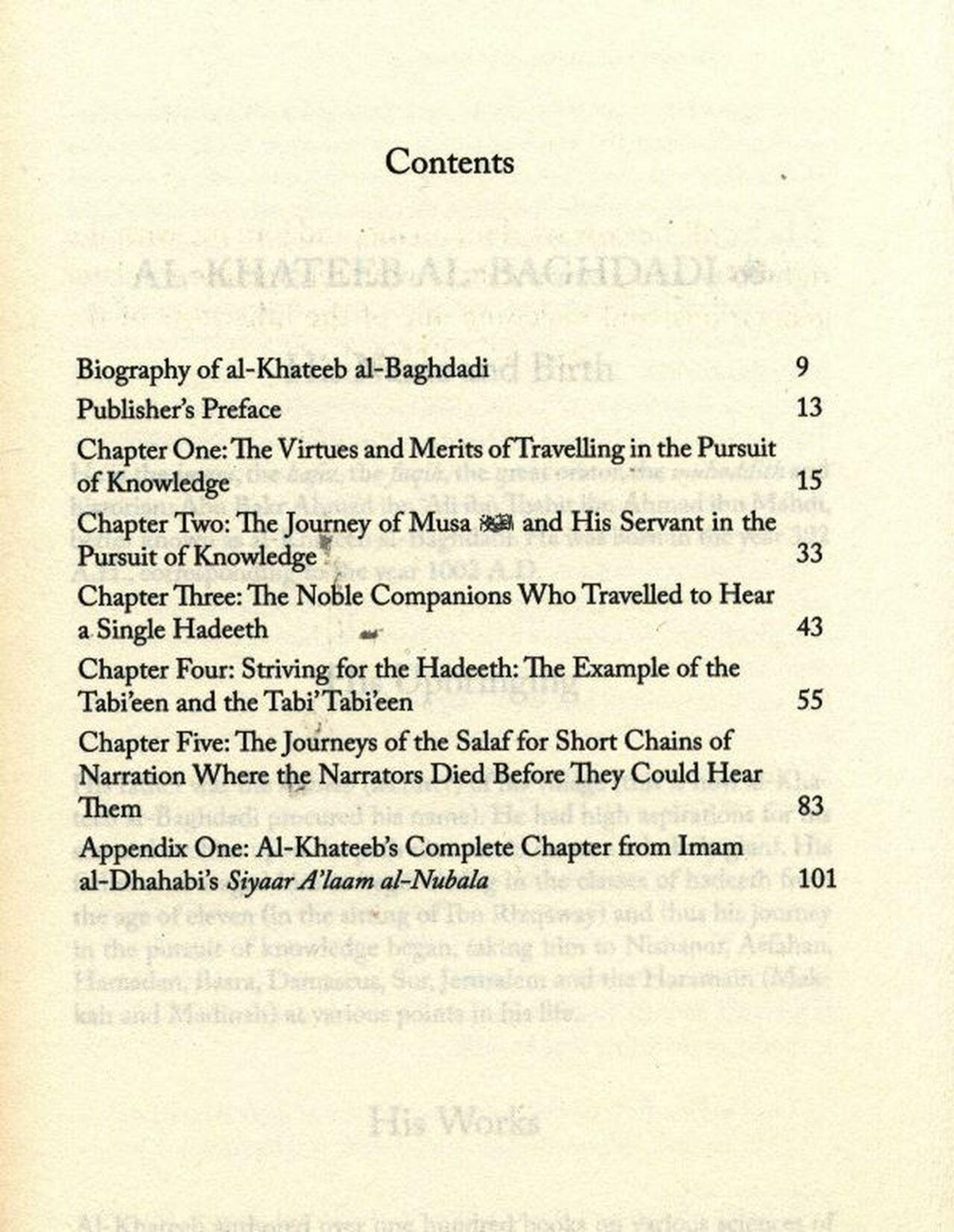 Travelling In The Pursuit Of Knowledge