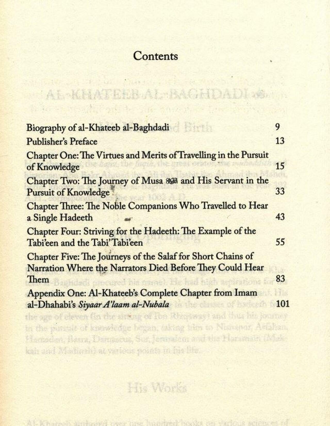 Travelling In The Pursuit Of Knowledge