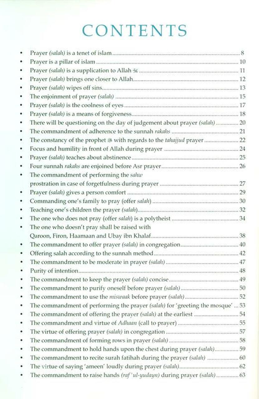 Forty Hadith On Prayer