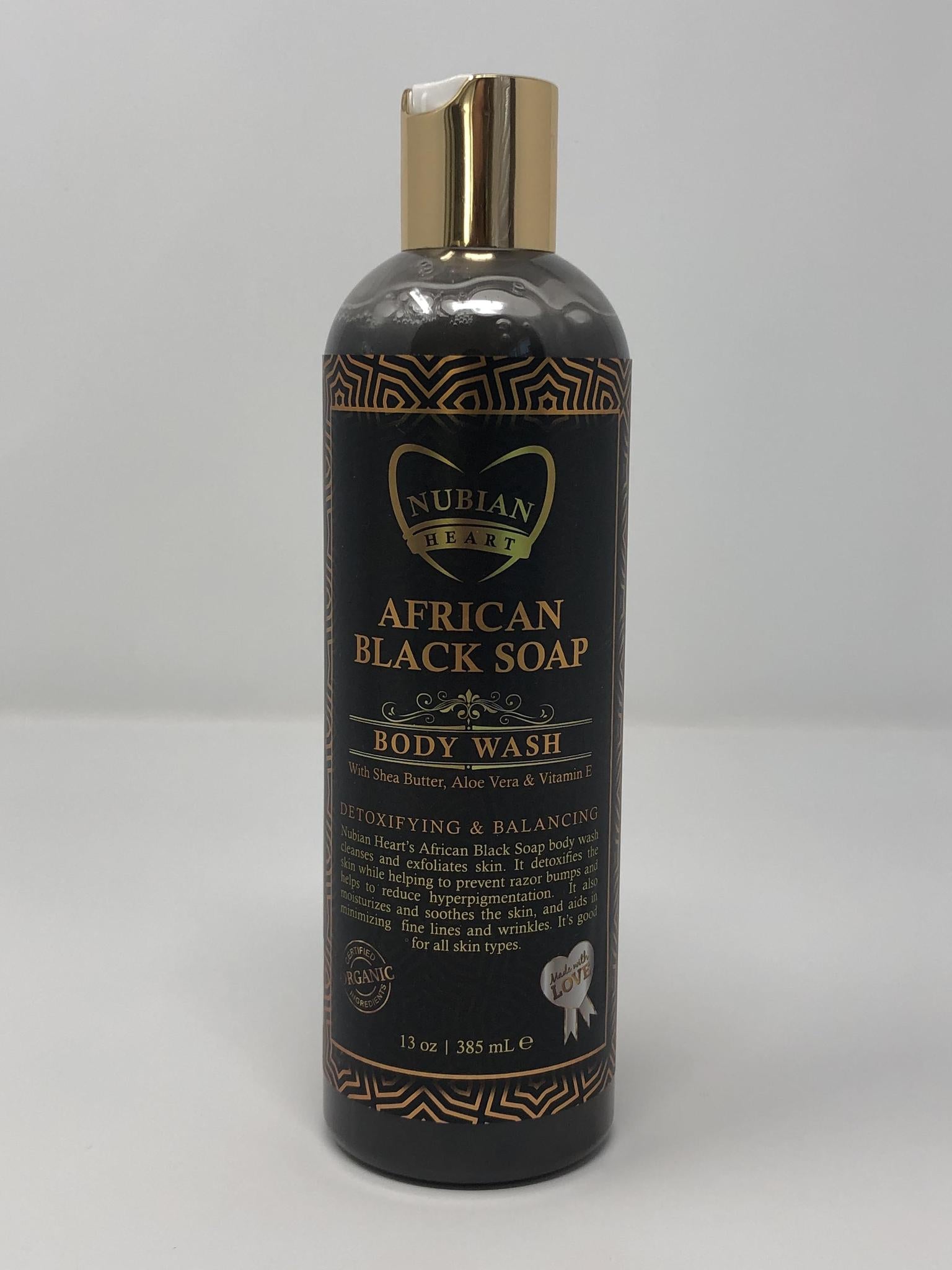 African Black Soap Body Wash 13oz
