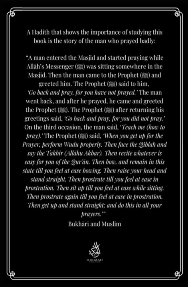 Explanation of The Conditions, Pillars and Obligations of the Prayer