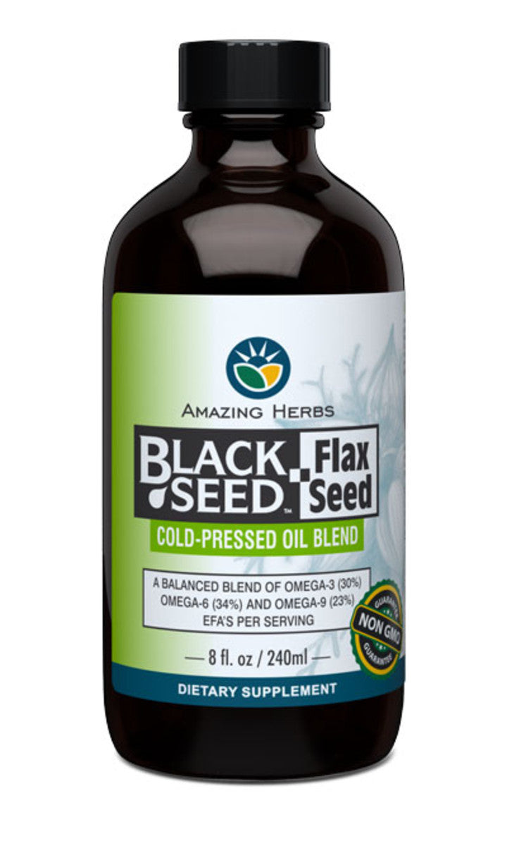 Black Seed FLAX SEED Oil Blend 8oz