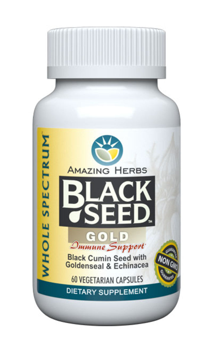 Whole Spectrum Black Seed GOLD Immune Support (60 Vegetarian Capsules)