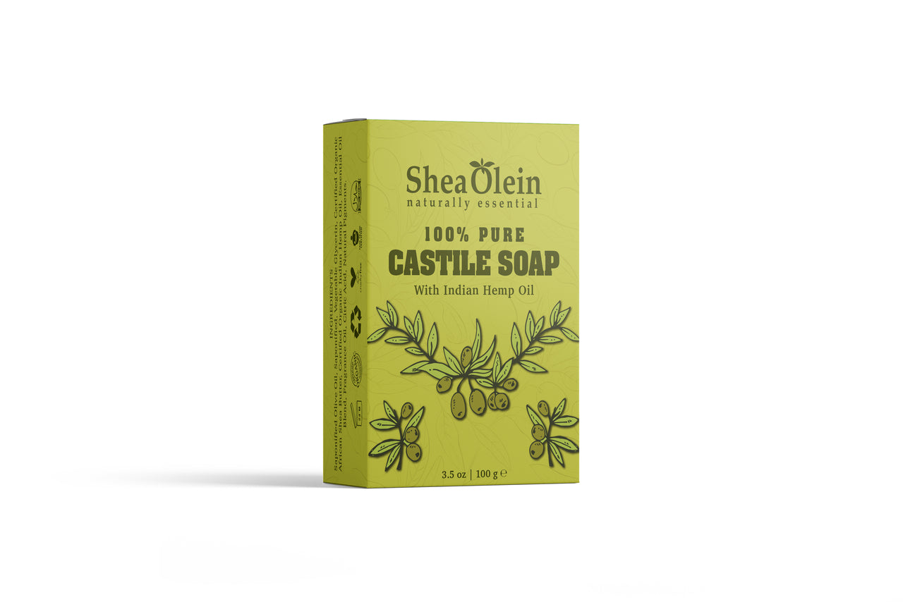100% Pure Castile Soap with Indian Hemp Oil 3.5oz