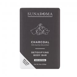 Sunaroma Charcoal Soap with Bergamot Essential Oil 8oz