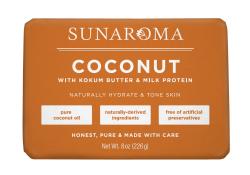 Sunaroma Coconut Soap with Kokum Butter &amp; Milk Protein 8oz