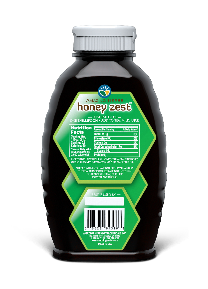HoneyZest Immune Boost 16oz