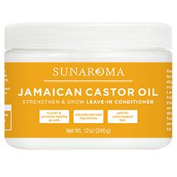 Sunaroma Jamaican Castor Oil Strengthen &amp; Grow Leave-In Conditioner with Quinoa &amp; Maca Root Extract 12oz