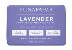 Sunaroma Lavender Soap with Shea Butter &amp; Vitamin E Oil