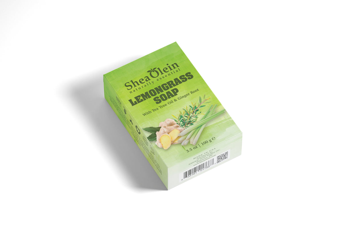 Organic Thai Lemongrass Soap with Tea Tree &amp; Ginger Root 3.5oz