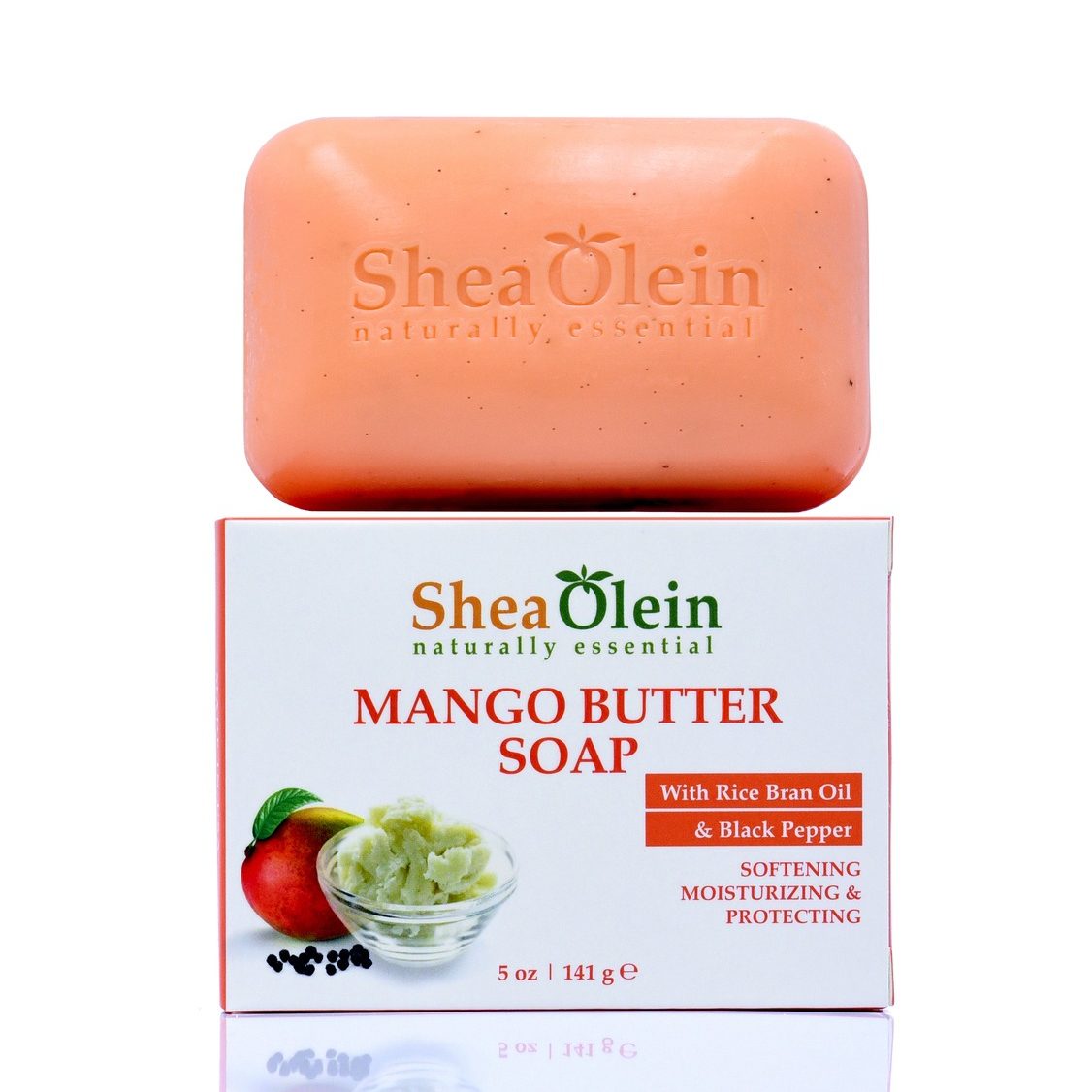 Mango Butter Soap with Rice Bran Oil & Rosemary Extract 5oz