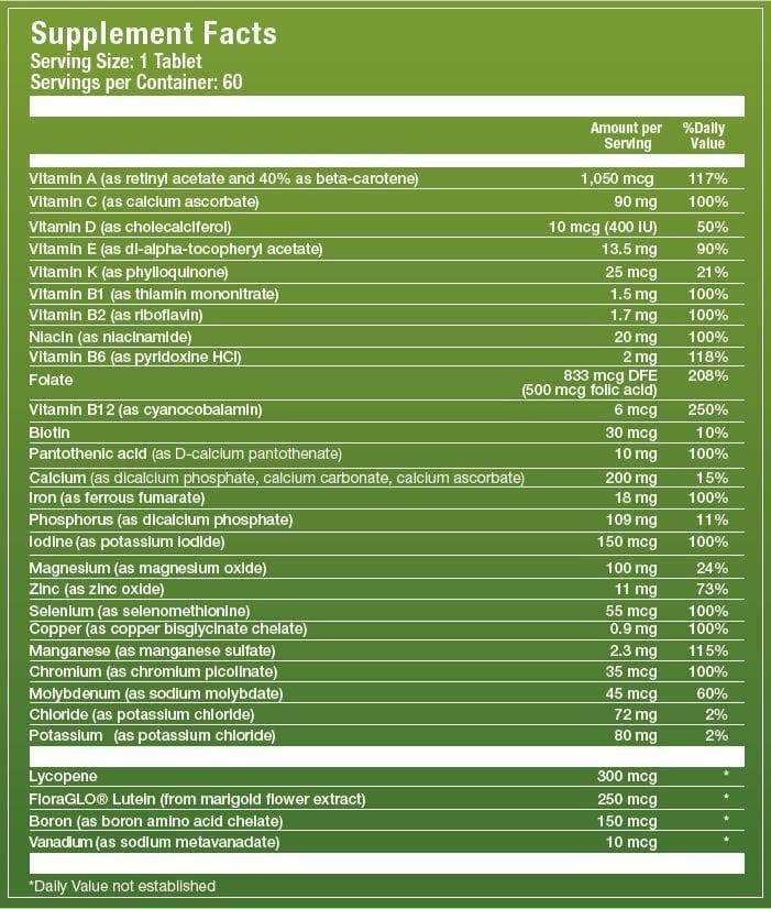 Multi-Vit (Multi-Vitamin &amp; Mineral) - 60 Tablets