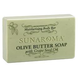 Sunaroma Oliver Butter Soap with Grape Seed Oil 5oz