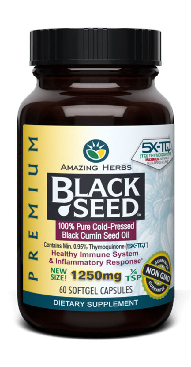 PREMIUM Black Seed Oil XL Softgels 1250mg