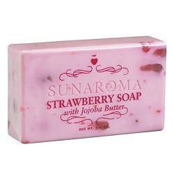 Sunaroma Strawberry Soap with Jojoba Butter 5oz