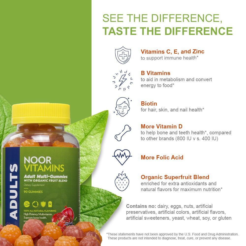 Adult Multivitamin Gummies - 90 Gummies