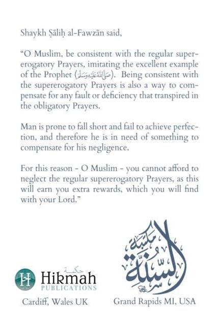 A Description Of The Supererogatory (Sunnah) Prayers (Revised 2nd Edition)