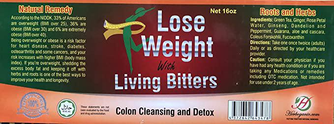Lose Weight Living Bitters 16oz