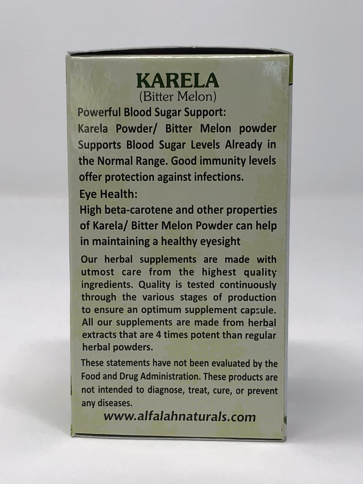 Karela (Bitter Melon) Premium Extract Capsules 500 MG - 60 Vege Capsules