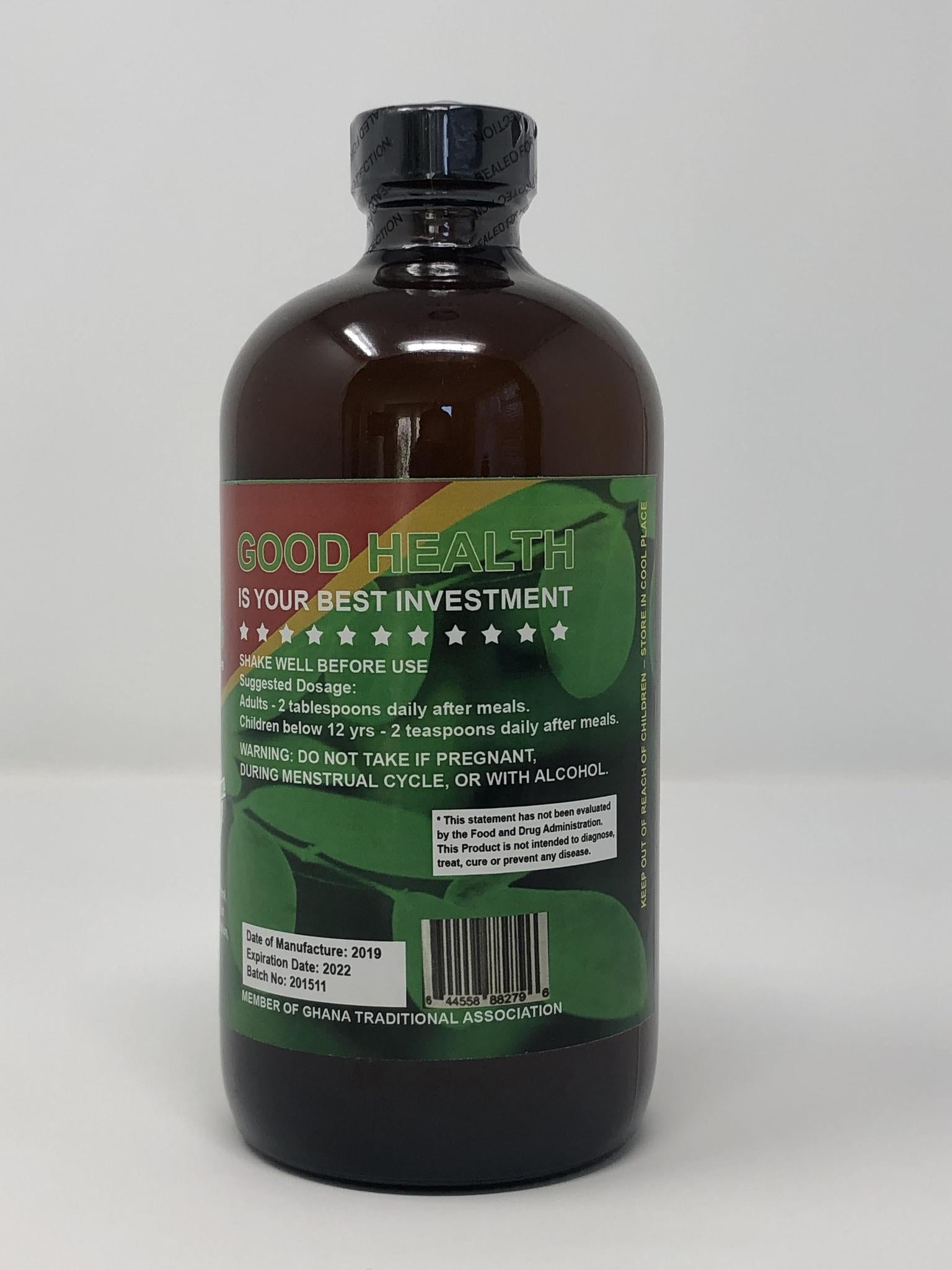 Moringa & Blackseed Bitters (Extra Strong Detox Beverage) 16oz