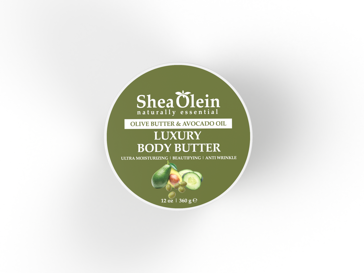 Olive Butter & Avocado Oil Luxury Body Butter 12oz