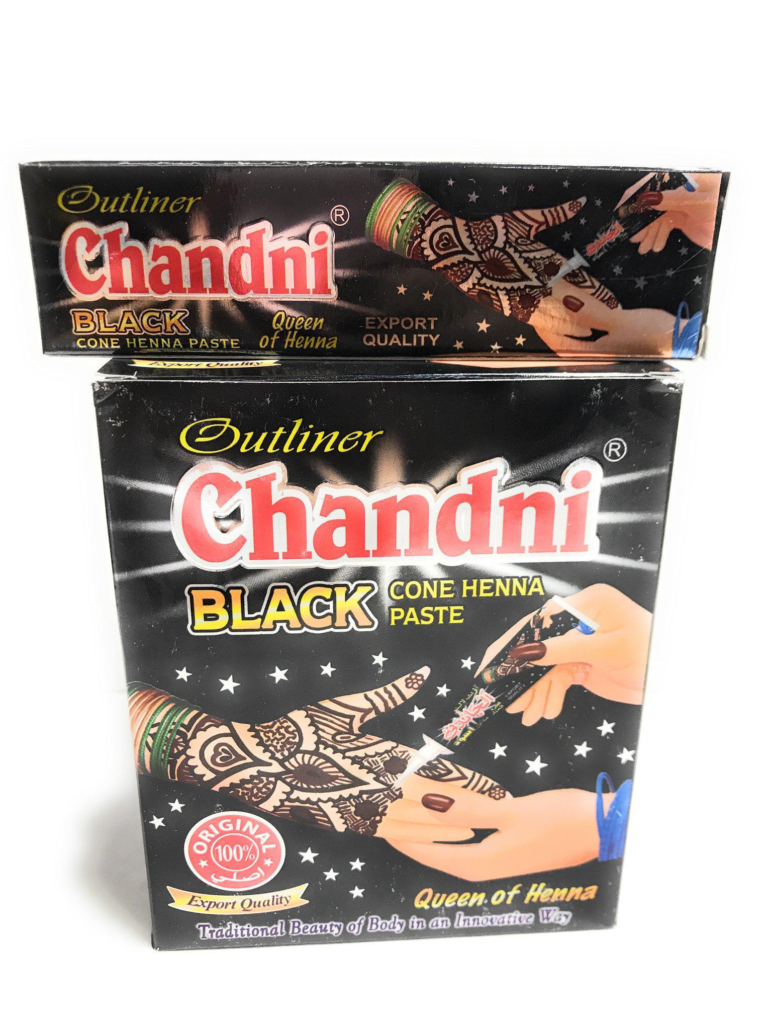 Chandi Black Cone Henna Paste