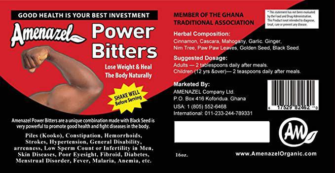 Amenazel Power Bitters 16oz