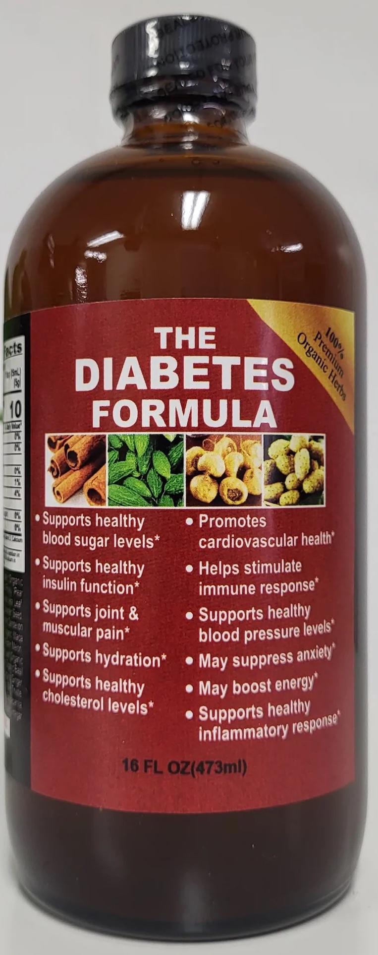 The Diabetes Formula Living Bitters 16oz