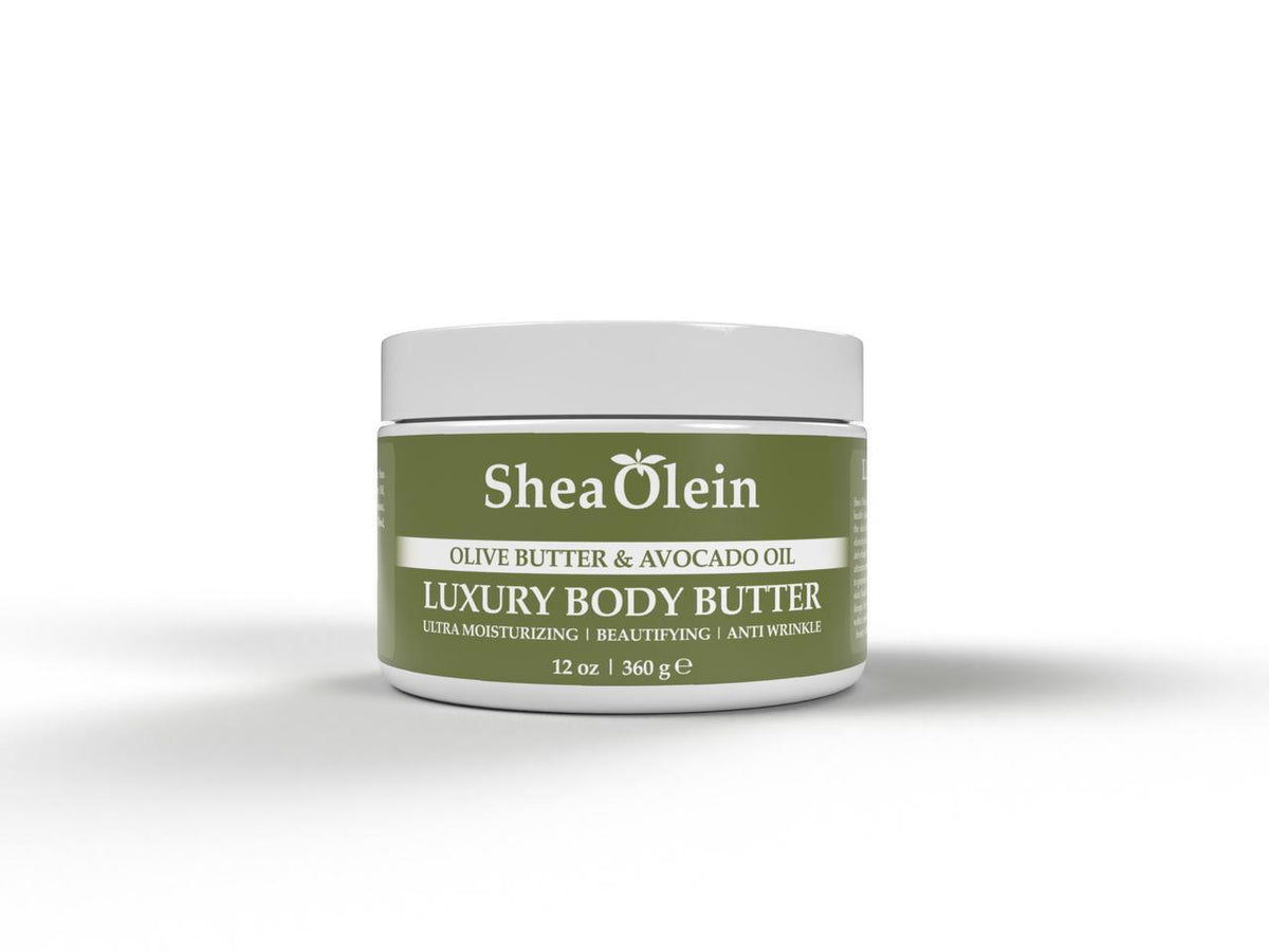 Olive Butter &amp; Avocado Oil Luxury Body Butter 12oz