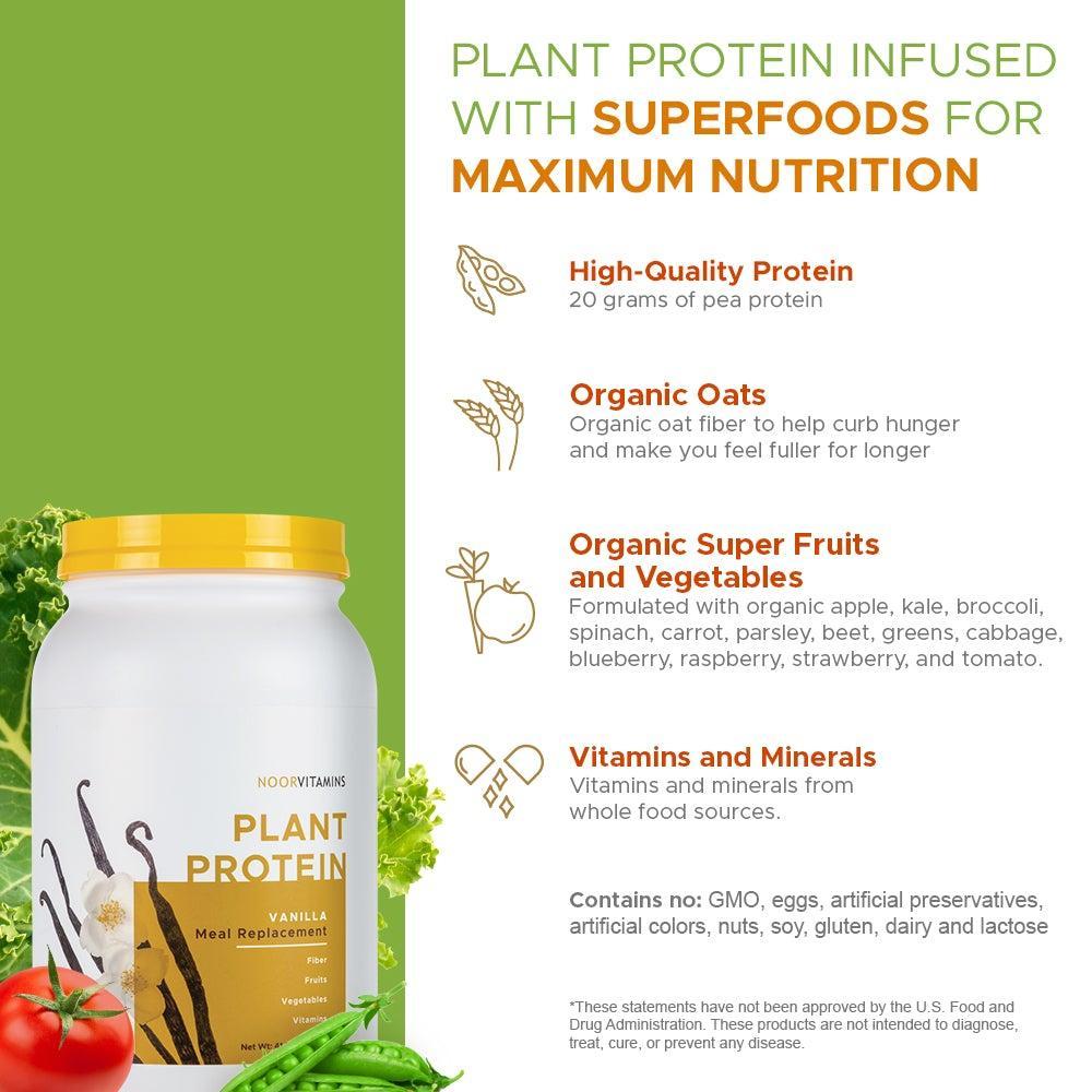 Plant Protein Powder - Vanilla 41.7oz